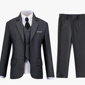 Boys Gray 4 Piece Suit (no shirt) Size 7
